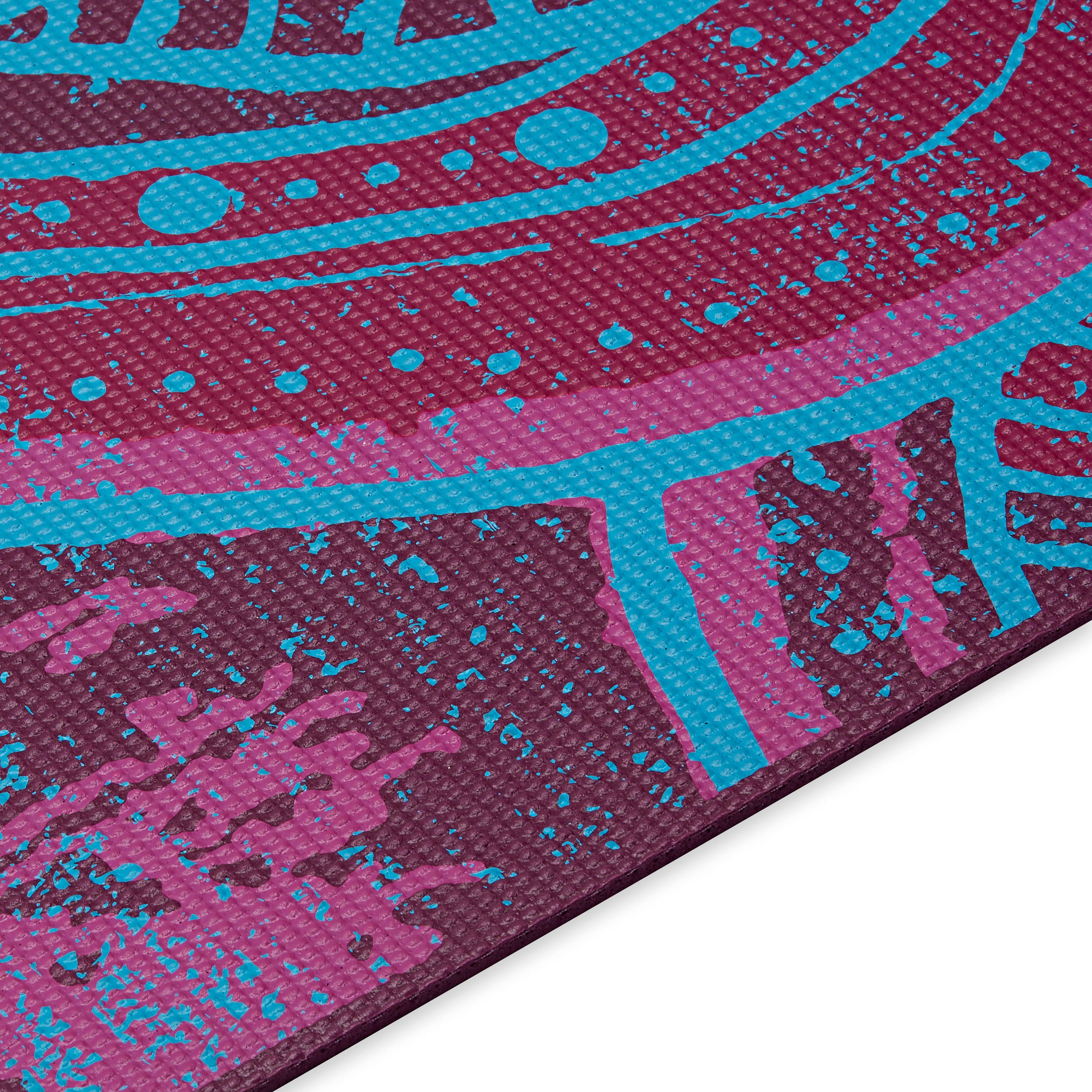 Reversible Be Free Yoga Mat (6mm) up close